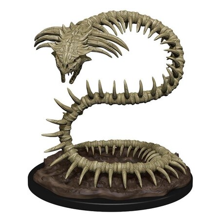 Wizkids WizKids WZK90086 Dungeons & Dragons Nolzurs Marvelous Unpainted Miniatures - Bone Naga Wave 12 WZK90086